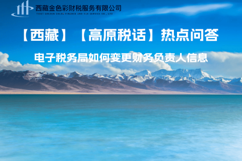 西藏電子稅務(wù)局如何變更財務(wù)負責(zé)人信息？